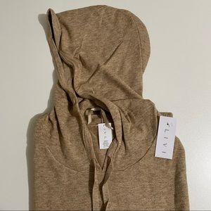 Lane Bryant Livi light weight hoodie beige 22/24